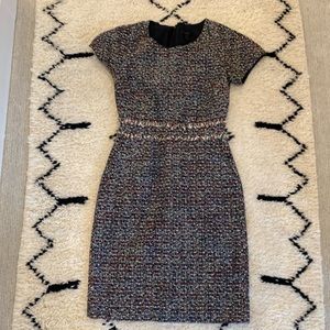 J Crew sparkle tweed dress. Lightly worn
